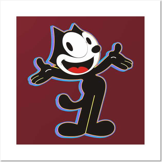 Felix The Cat - Retro Wall Art by ManulaCo